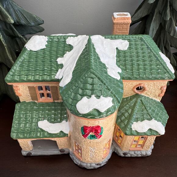 1988 Vintage Snow Village Department 56: “Palos Verdes”, Retired in 1990 - Picture 10 of 10